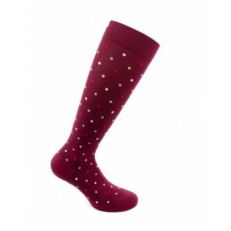 Fancy Socks Polka Dots Ruby