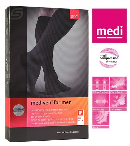 Mediven for Men compressiekousen CCL 1