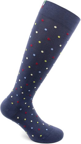 RelaxSan Fancy Socks steunkousen Avio Blauw