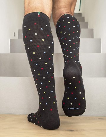RelaxSan Fancy Socks steunkousen Graphite
