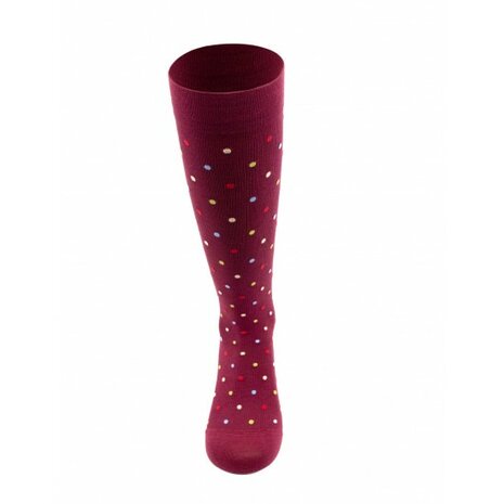 Fancy Socks Polka Dots Ruby